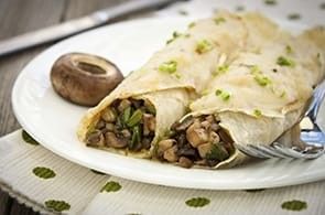 Crêpes ai funghi