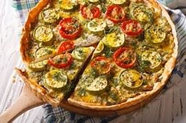 Crostata di zucchine