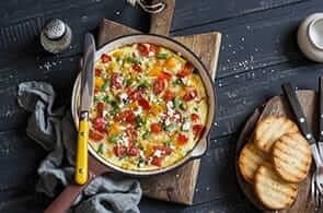 Quiche con Peperoni