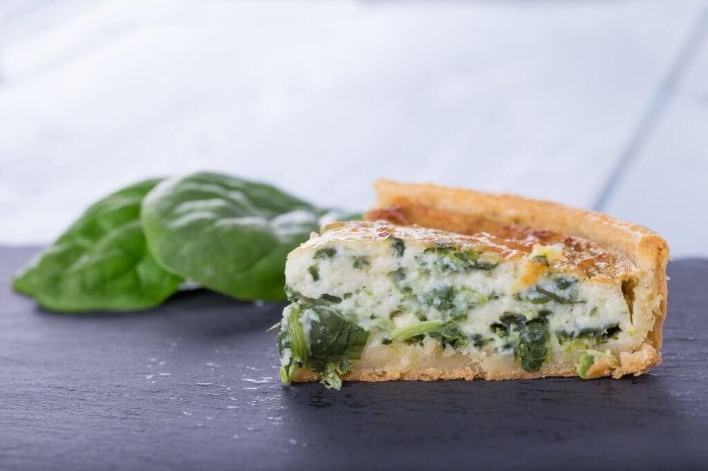 Torta salata con spinaci