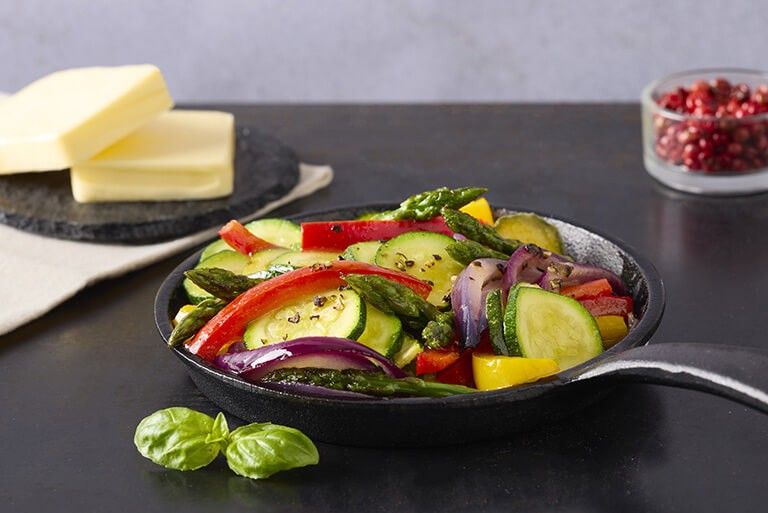 Verdure saltate in padella
